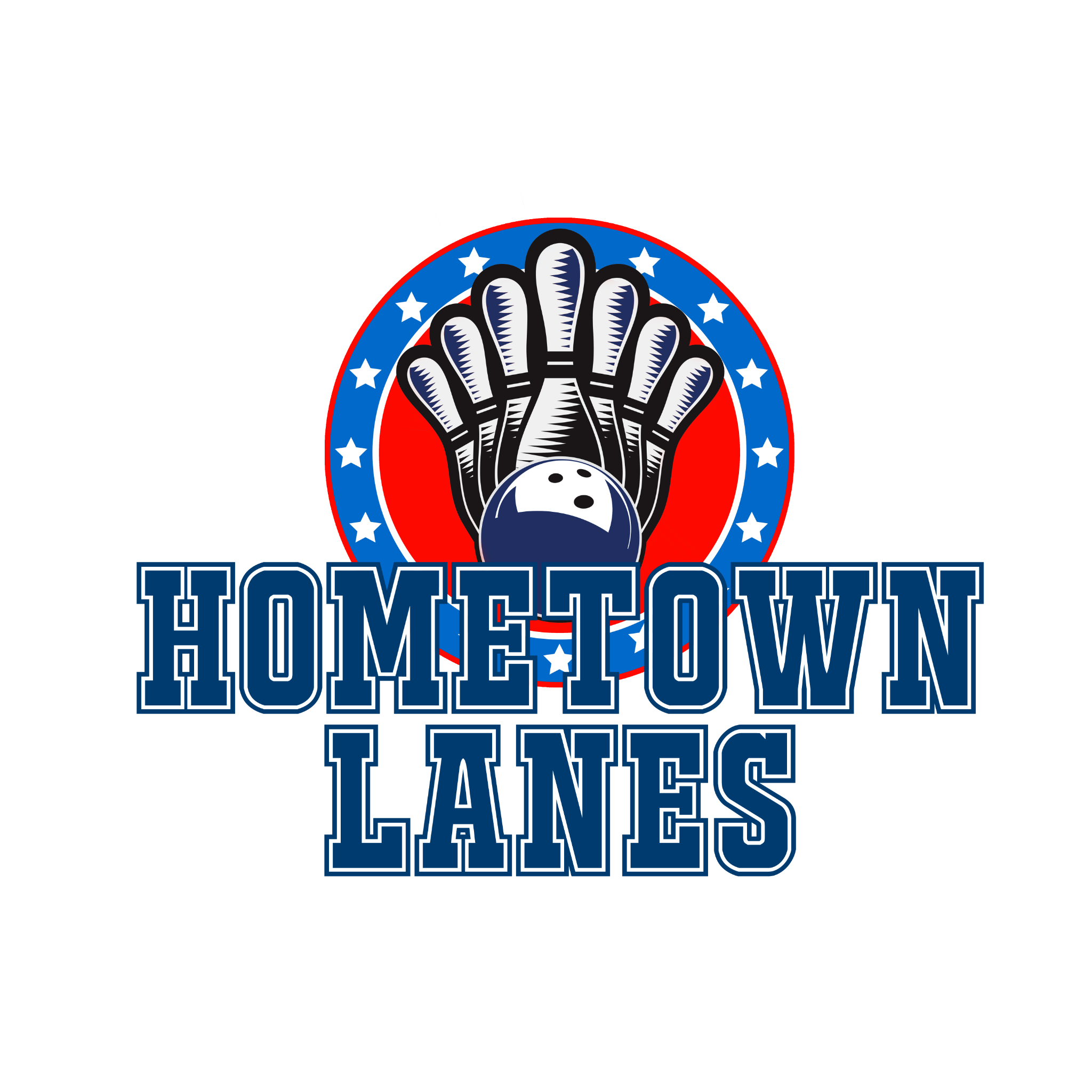 Hometown Lanes sign